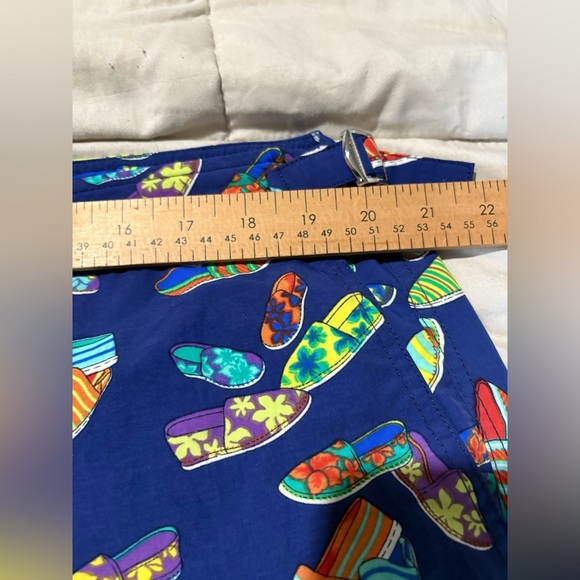Polo Ralph Lauren size 40 blue fun print swim shorts lined colorful - Picture 9 of 13